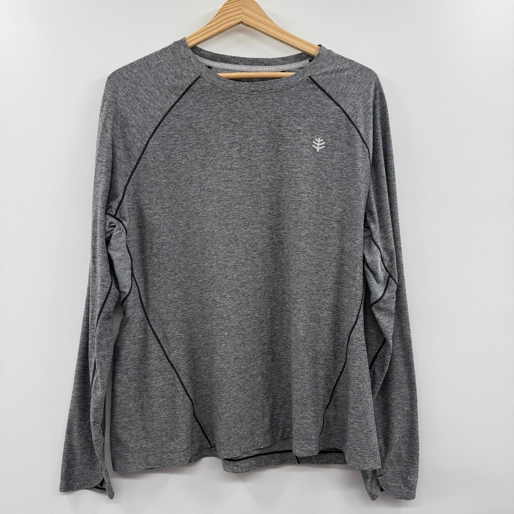 Coolibar Womens Devi Long Sleeve Fitness T-Shirt UPF 50+ Size Xl